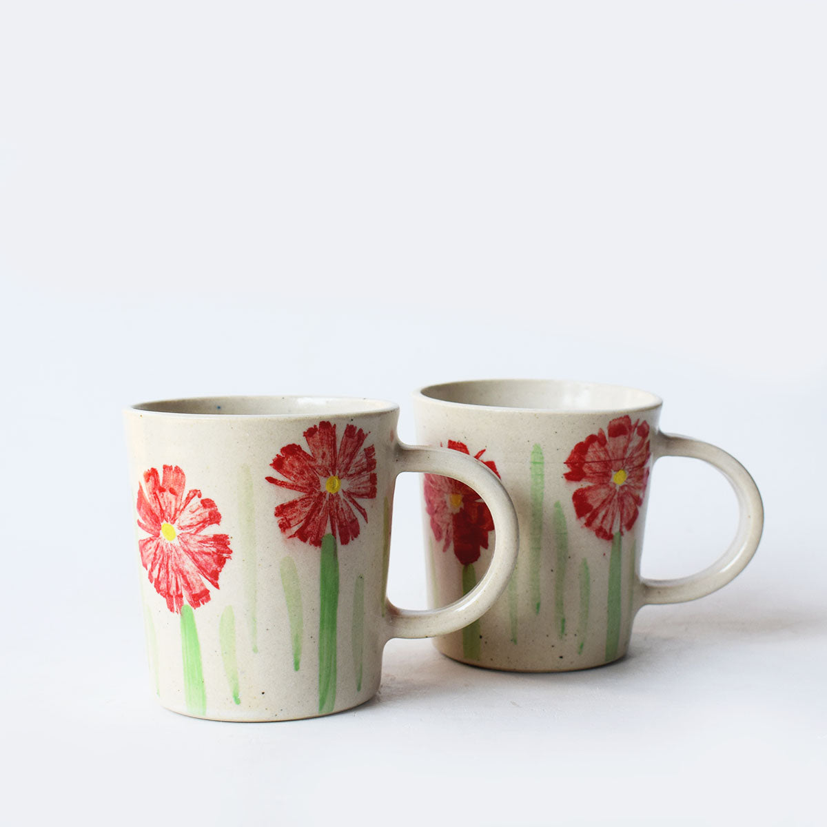 Floral spring cups - Pair
