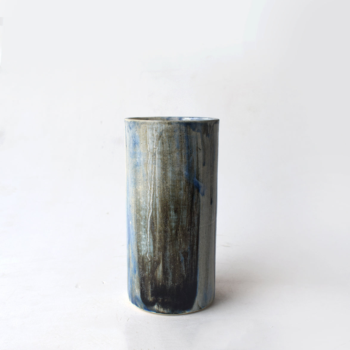 Dark Waters Cylindrical Vase