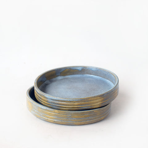 Rutile corrugated chat plates pair
