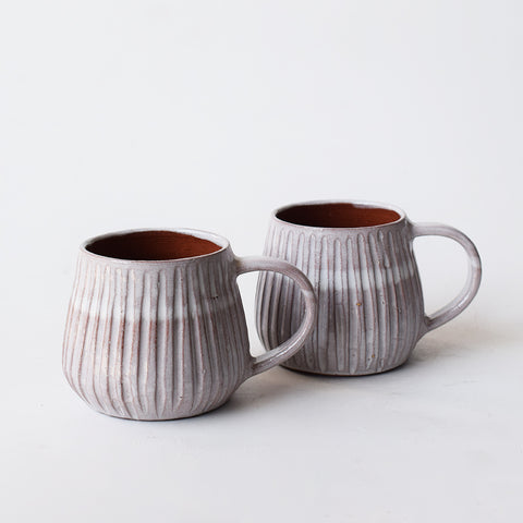 Toasted Terracotta Pumpkin Mugs (Pair)