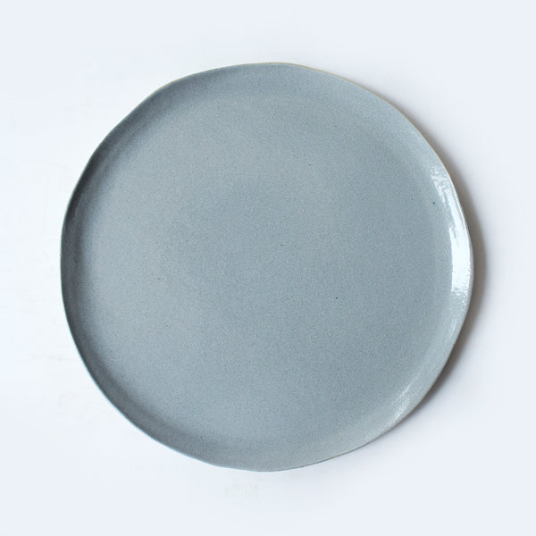 Monochrome Flat Dinner Plate 11"
