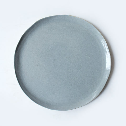 Monochrome Flat Dinner Plate 11"